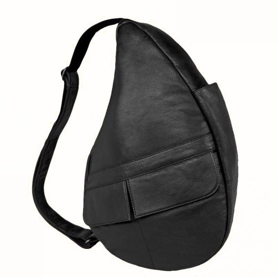 AmeriBag Classic Healthy Back Bag 5103-BK Small Black Leather