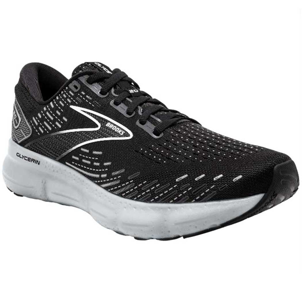 Brooks Glycerin 20 Black White Alloy Free Shipping   29903 P1 