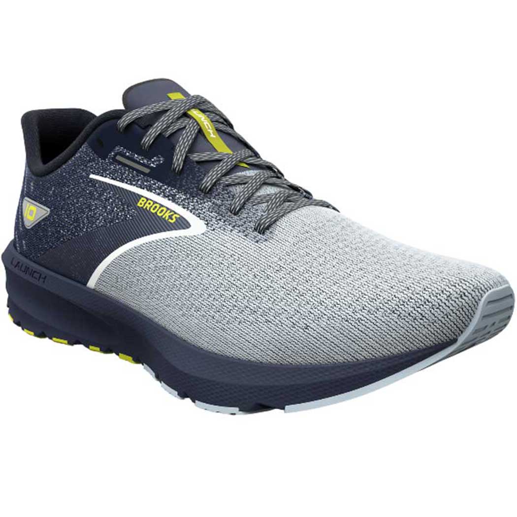 Brooks Launch 10 Iris/ Ballad Blue/ Sulphur - Free Shipping!