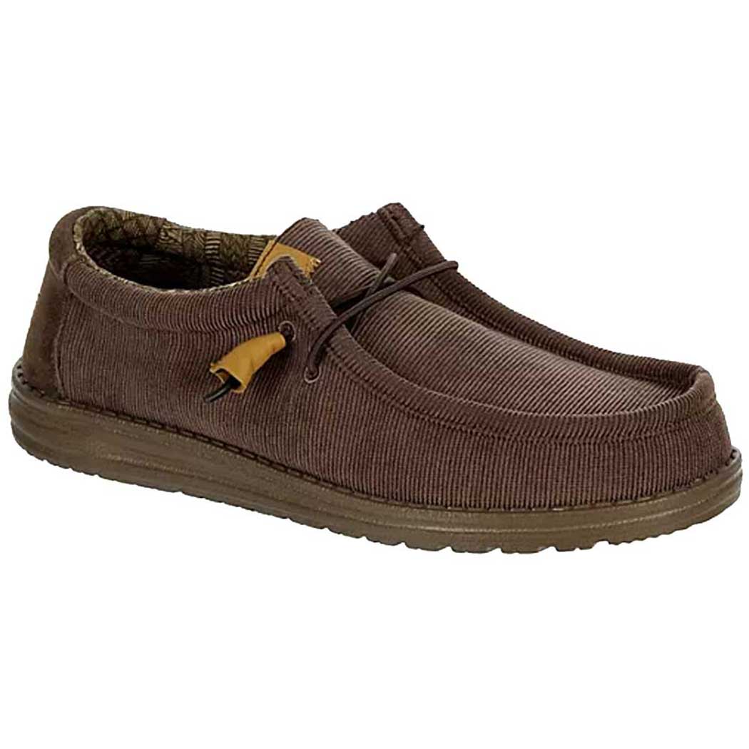 Hey Dude Wally Corduroy Chocolate- Free shipping!