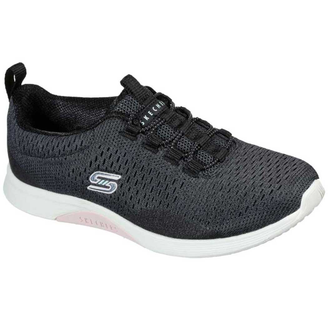 Skechers Esla - Fine Moment Black/ Pink/ White 104225-BKLP (Women's)