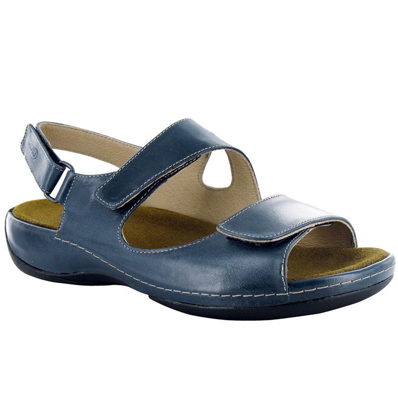 Wolky Liana Marine Blue Smooth Leather 315-380 (Women's)